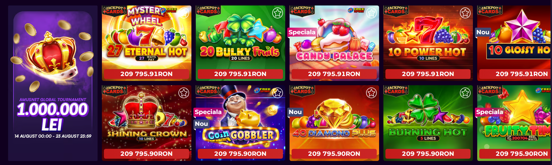 Maxwin Casino Games